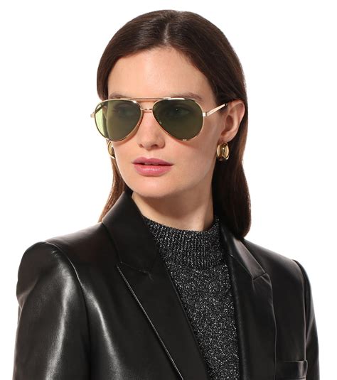 saint laurent aviator sunglasses|saint laurent sunglasses women's.